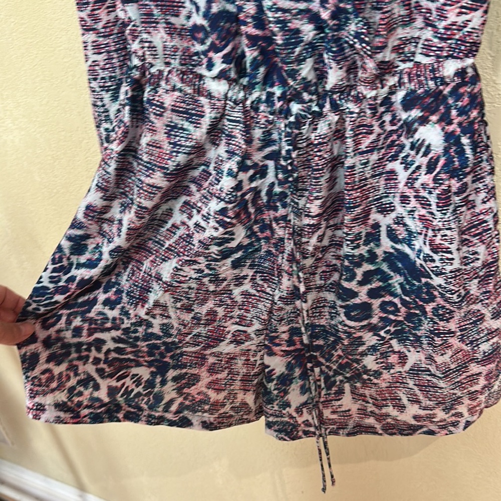 Jennifer Lopez womans boho Belle sleeve tie-dye Romper size M - Picture 5 of 8